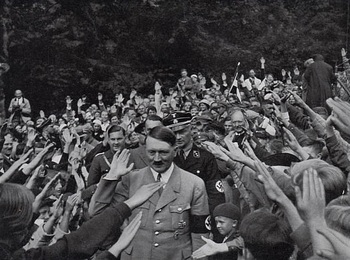 1930s Nazi Fuhrer Adolf Hitler Greeting Crowds at Obersalzberg.jpg