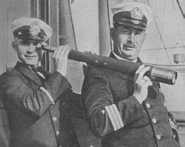 A twenty-one year old Günther Prien (at left) with First Officer Bussler, aboard the liner San Francisco in 1929..jpg