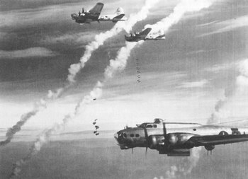 Boeing B-17s, the Flying Fortresses of the U.S. Eighth Air Force, bombed Berlin.jpg
