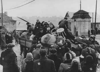 Deportation of Jews from the Kovno ghetto. Lithuania.jpg
