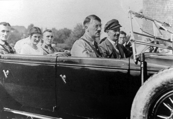 Gerda and Martin Bormann leaving the church on their wedding day 1929.jpg