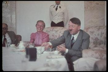 Hitler eats with his personal physician, Professor Theodor Morell.jpg