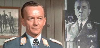 Johannes Messemer as Von Luger & von Lindeiner-Wildau, Kommandant of Stalag Luft III..JPG