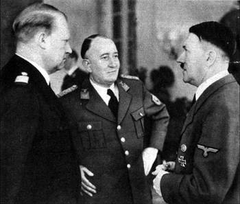 Minister President Vidkun Quisling of Norway with Führer Adolf Hitler.jpg