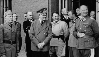 Mussolini, Bormann, Donitz, Hitler, Goring, Fegelein,Loerzer.jpg