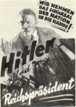 Poster of NSDAP in Weimar Republic calling Hitler for President of the Reich.jpg