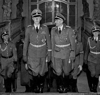 Reinhard Heydrich with Carl Hermann Frank.jpg