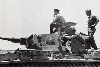 Rommel atop a Panzer III.jpg