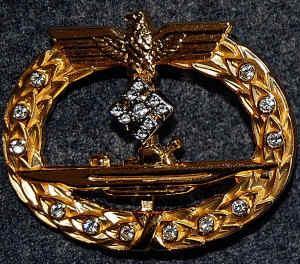 Special Class of the U-Boat War Badge uniquely awarded to Grand Admiral Karl Dönitz.jpg