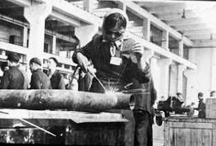 working as a welder at IG Farben Auschwitz.jpg